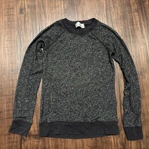 Hannah Sky Cozy Charcoal Sweater Girls M